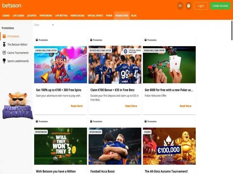Jogar Hamster Mania no Betsson Casino Jogar Hamster Mania no Betsson Casino