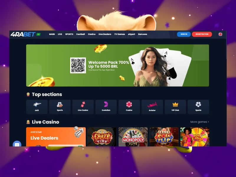Spielen Sie Hamster um echtes Geld im 4raBet Casino