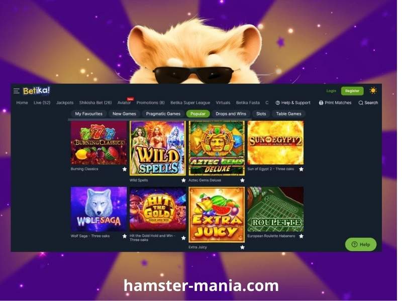 Информация о Betika казино