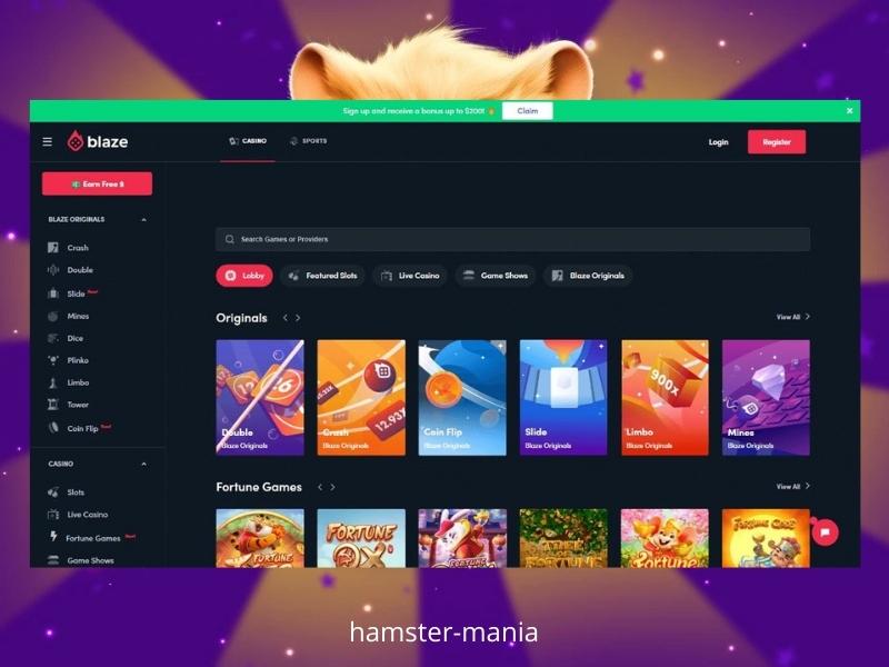 Jogar Hamster a dinheiro no Blaze Casino Jogar Hamster a dinheiro no Blaze Casino