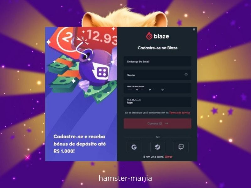 Jogar Hamster Mania no Blaze