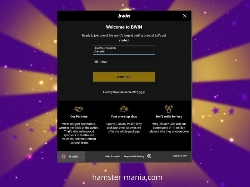 Jogar Hamster Mania na Bwin