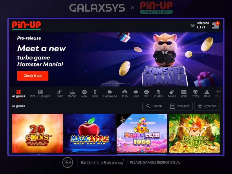 Hamster Mania, Galaxsys x Pin-up'tan yeni bir turbo oyun