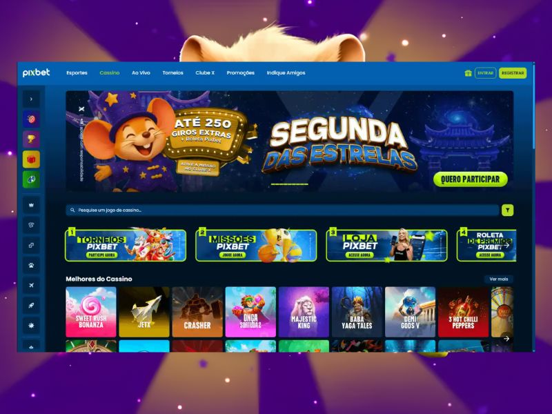 Играйте в Hamster на деньги в казино Pixbet