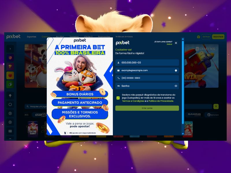 Играть в Hamster Mania в Pixbet